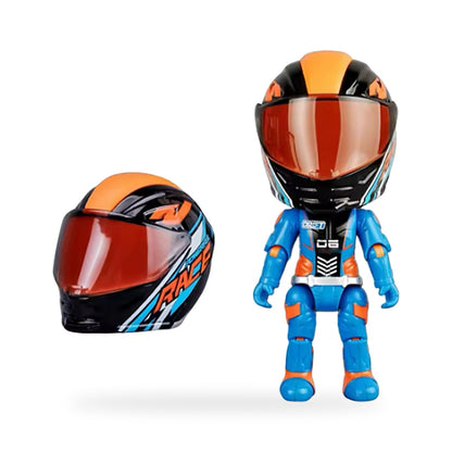 Mini Helmet That Transforms Into a Rider